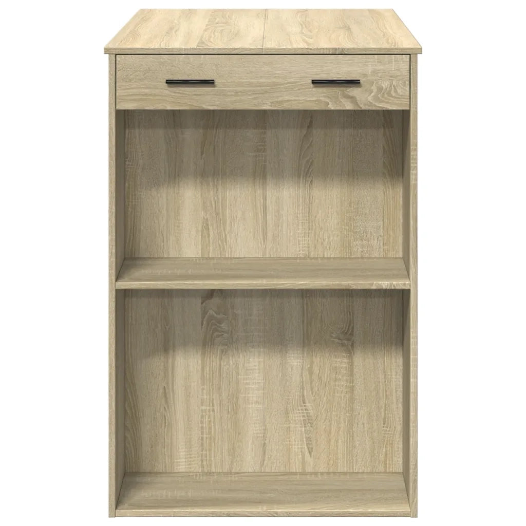 Tavolo da Bar Rovere Sonoma 102x70x103,5 cm in Truciolato