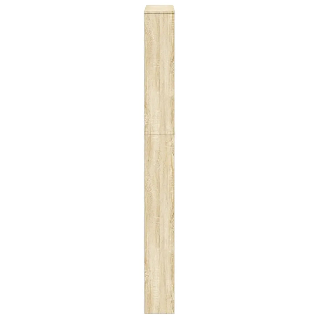 Scarpiera a 5 Strati con Specchio Rovere 63x17x169,5 cm  cod mxl 50699