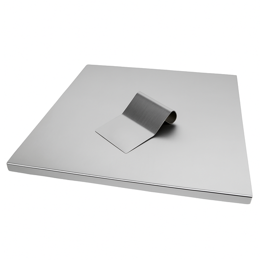 ZOIMANIA - Tagliere Spianatoia con Tarocco - Inox - Cucina - Profondità 55 Dimensione Tagliere: L 110 x P 55 x 3