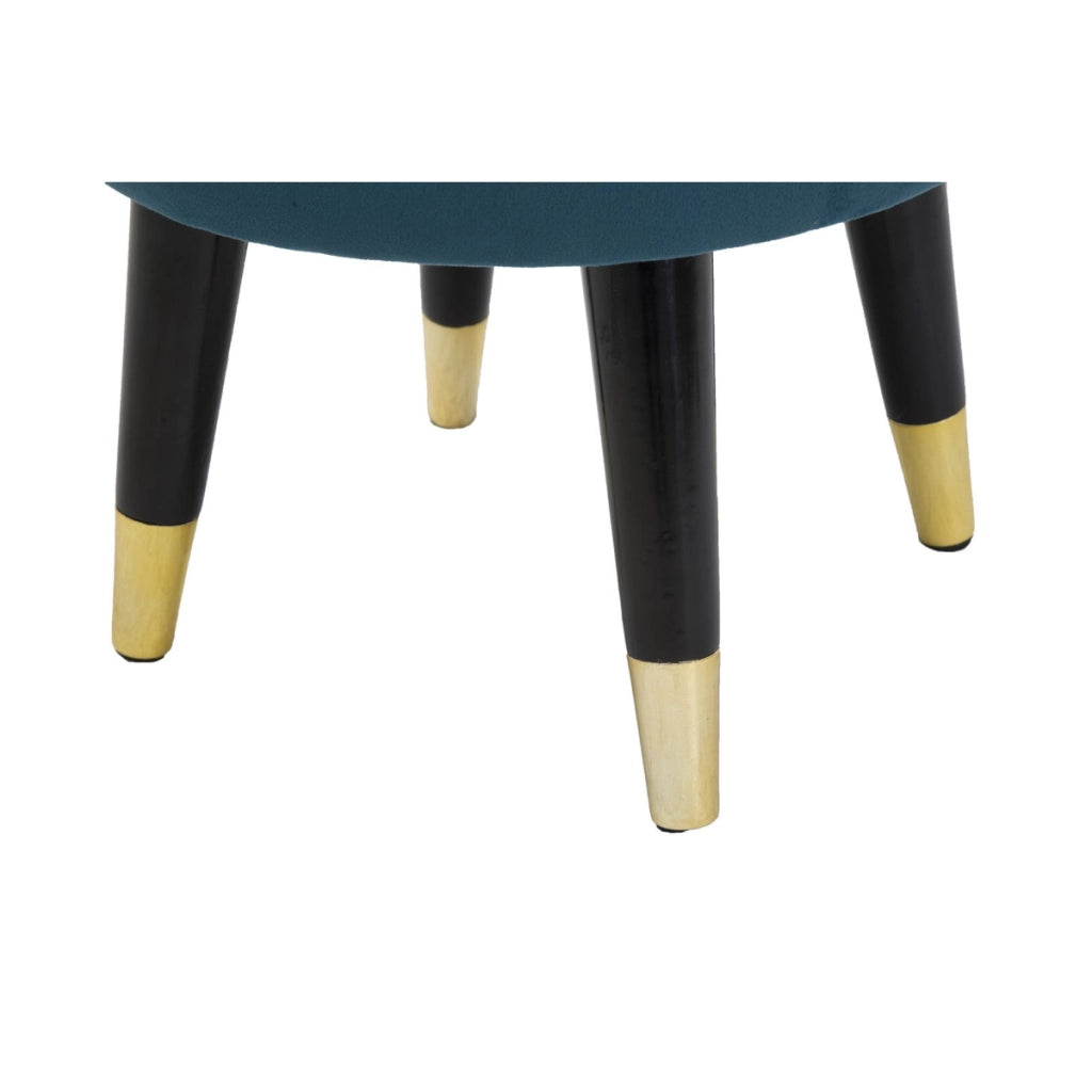 Sgabello Basso VKH459, Ottanio, Legno, 35x35x40,5 cm