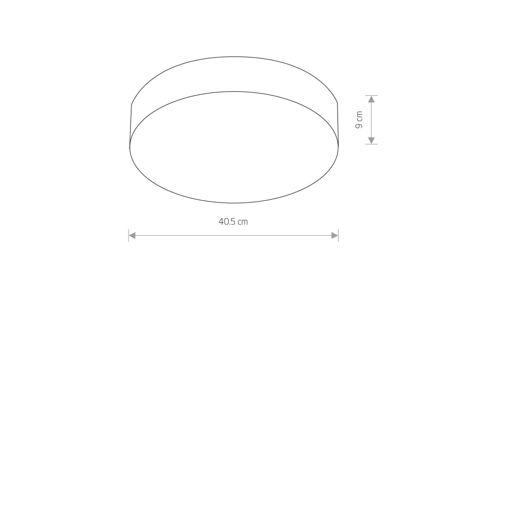 Plafoniera Nowodvorski Arena 10182 40,5cm argento E14