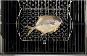 Graticola da Pesce Grande Barbecue Gas o Carbone Griglia Weber