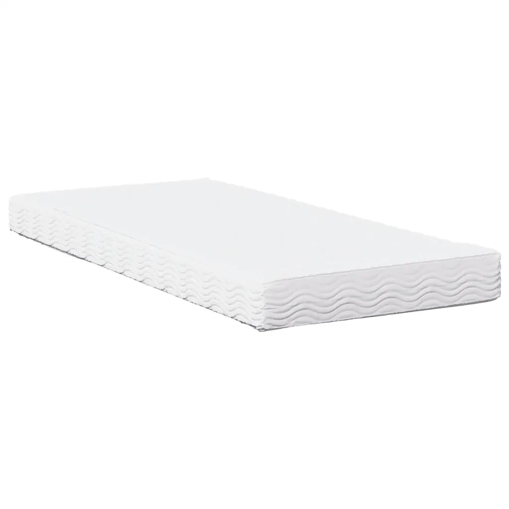 Dormeuse con Materasso-Divano Letto Bianco 100x200 cm Legno Massello Pino