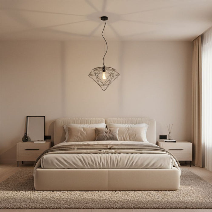 Lampada Pensile Metallo Loft Black APP563-1CP