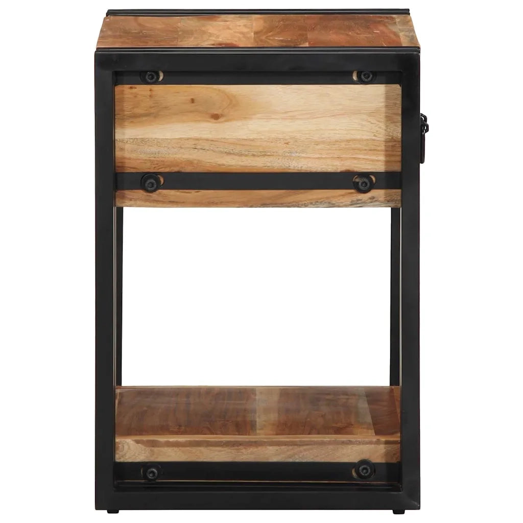 Armadio da Notte 2 pcs 40 x 35 x 50 cm Legno di Acacia Massello 4016693