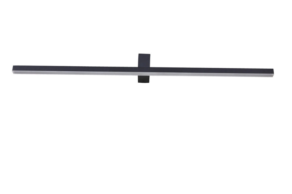 Applique bagno Nevada XXL LED 32W 4000K nera IP44 Prestige
