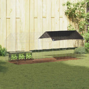 Gabbia per Conigli Argento 200 x 78 x 78 cm Acciaio zincato