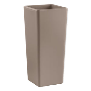 VASO FIORIERA QUADRATO IN PLS ALTO 85 CM VARI COLORI cache-pot "CLOU" Veca Color: AVANA