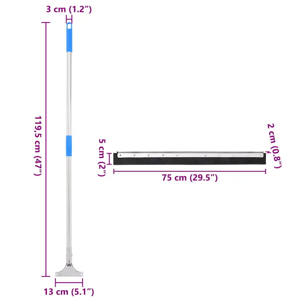 Tergipavimento 75x122,5 cm in Acciaio e Gomma CFW9677110