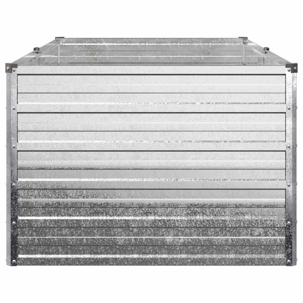 Letto rialzato da giardino Argento 160 x 80 x 55 cm 8006401