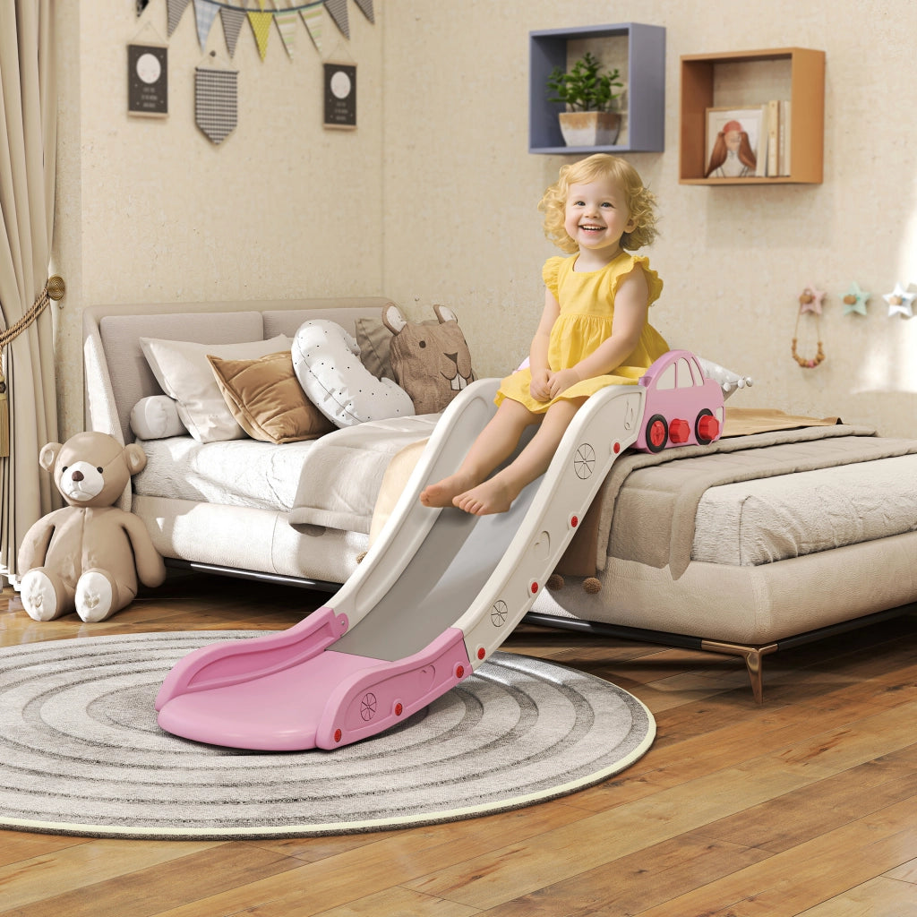 Scivolo per Bambini Età 18-48 Mesi per Divani o Letti in HDPE Rosa