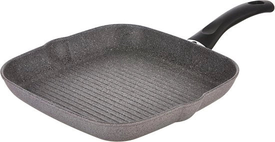 Padella Grill 28 cm - PFOA libero e nichel libero - Cortina Granitium