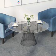 Piastrella per Tappeto Grigio chiaro con strisce 50 x 50 cm