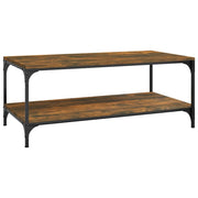 Tavolino da salotto | Tavolino da caff¨¨ | Tavolino da Soggiorno Rovere Fumo 100x50x40 cm Legno Multistrato