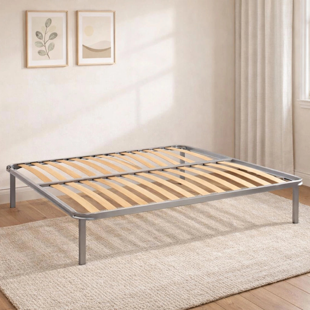 Rete letto matrimoniale Alessa, Rete ortopedica in multistrato di betulla a 13 doghe, 100% Made in Italy, cm 160x200h 34