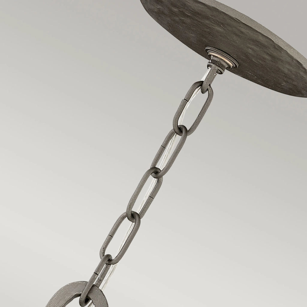Lampadario Hinkley Spyre 6 luci E14 bronzo opaco Ø61cm