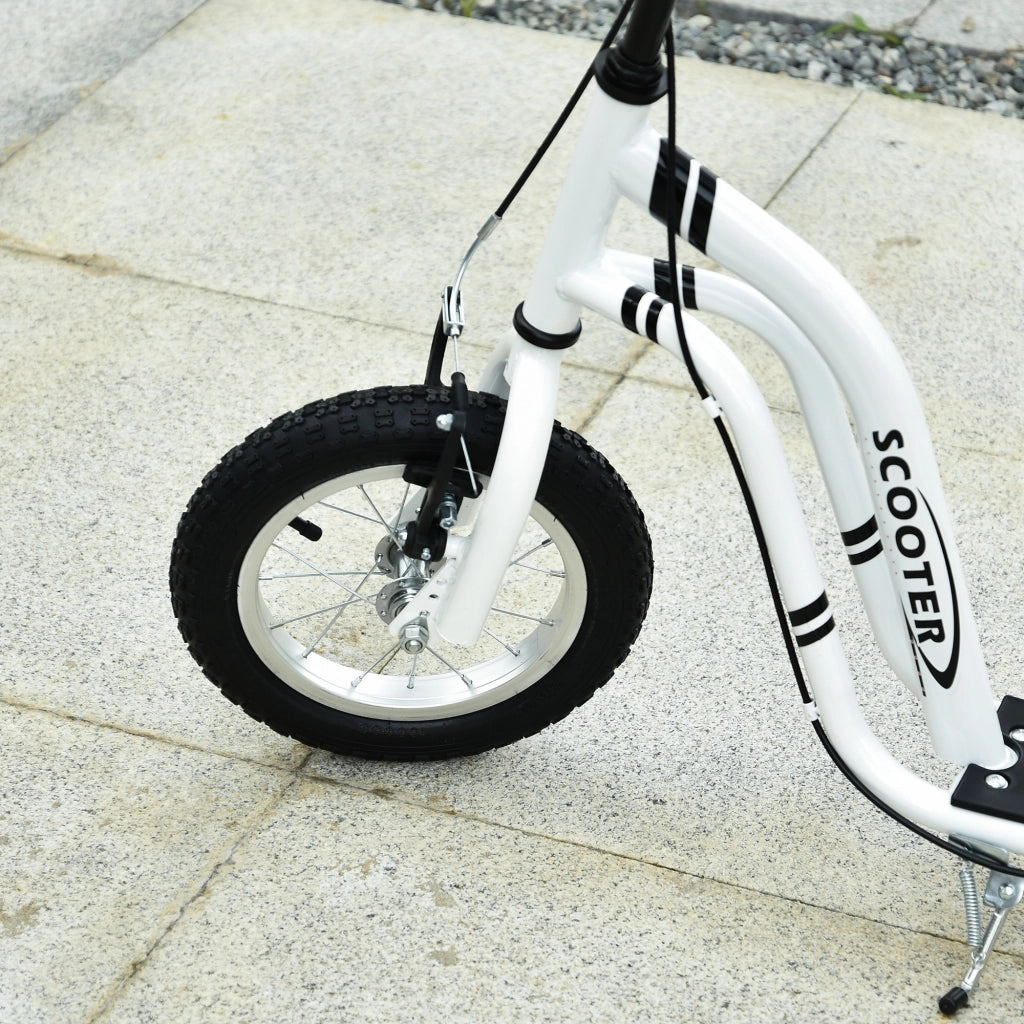 Trottinette bambini ¨C zephmum ¨C 12 pollici, pneumatici, bianco