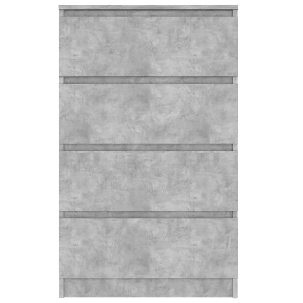 Buffet credenza cassettiera mobiletto mobile contenitore organizer per cucina soggiorno salotto 60 x 35 x 98,5 cm legno ingegnerizzato grigio 02_0031992