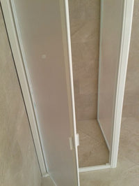 Box Porta Doccia in Acrilico - 1 lato, Apertura Battente Reversibile - Misura: 80 x h185 (AdattabilitÃ  78-83cm)