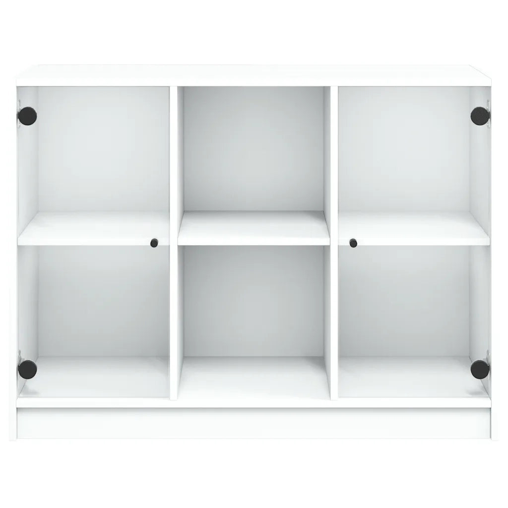 Credenza | Madia | Buffet da pranzo | Armadio da pranzo Bianca 102x37x75,5 cm in Truciolato