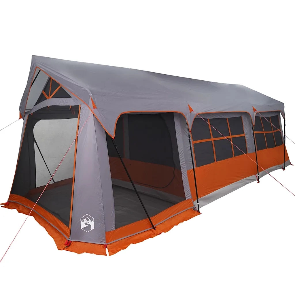 Tenda Familiare con tetto Grigio e arancione 620 x 322 x 240 cm 4100699