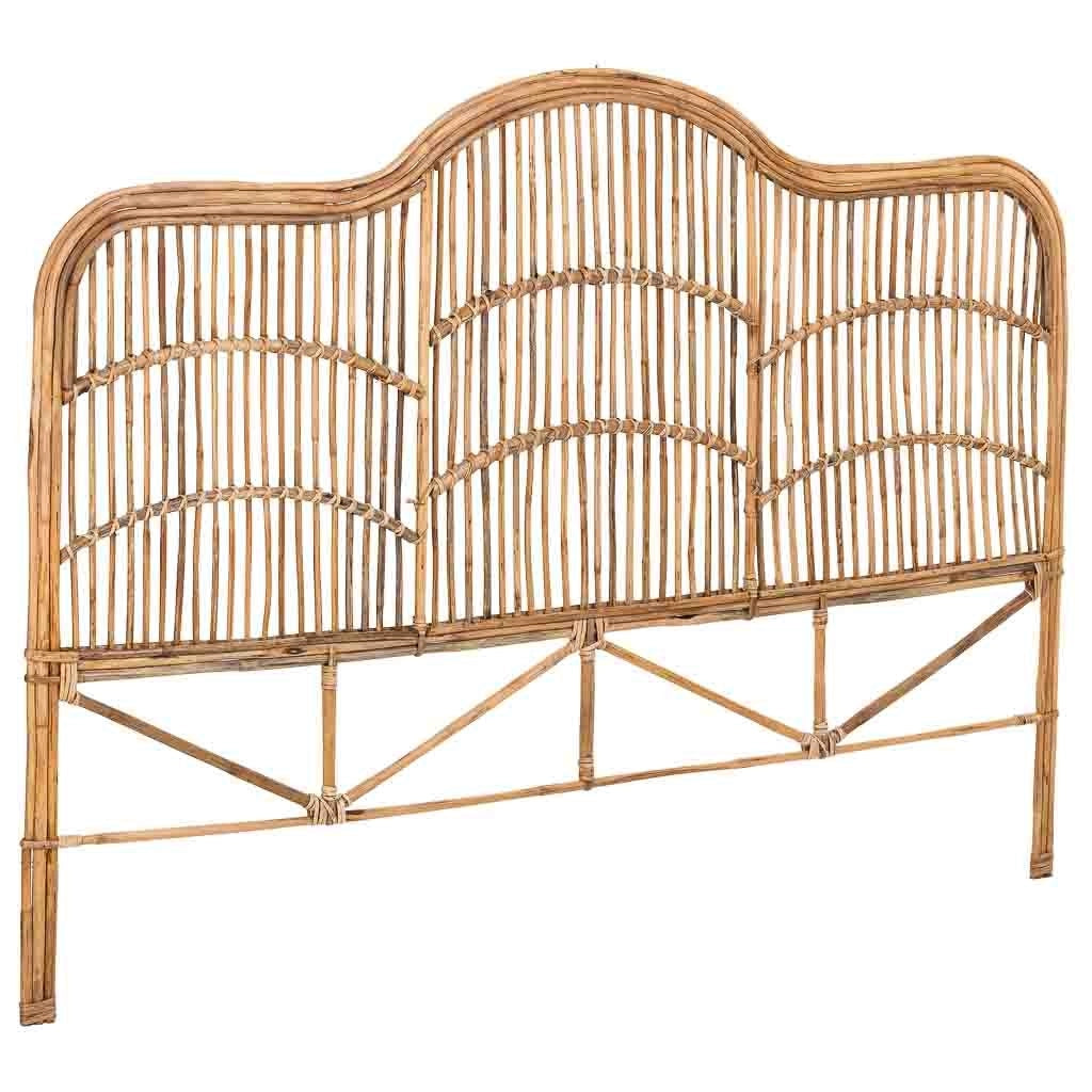 Testiera letto in canna 178x02x127h cm