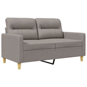 Divano | Divano da soggiorno | Sofa a 2 Posti Tortora 120 cm in Tessuto