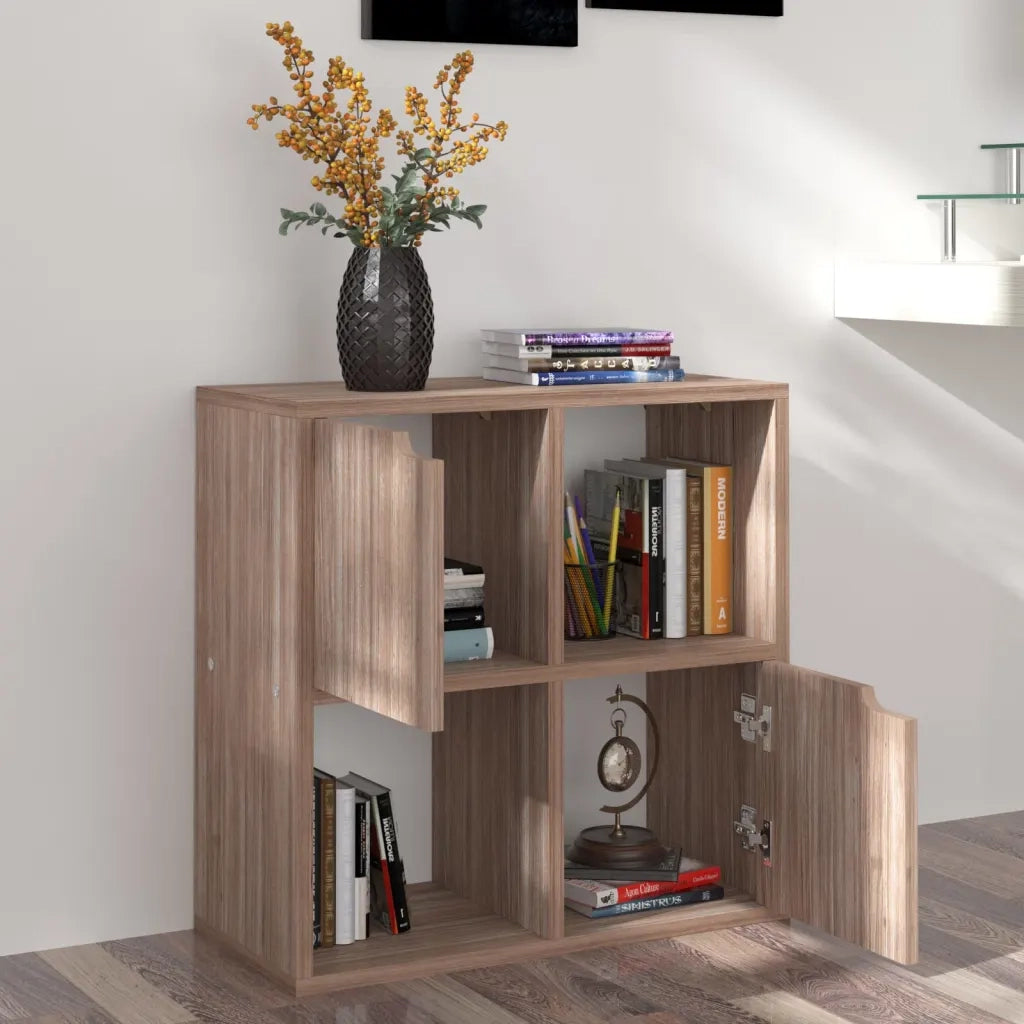 Libreria Grigio Rovere Sonoma 60x27,5x59,5cm Legno Multistrato 338170