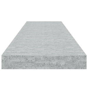 Scaffali a Parete 2 pz Grigio Cemento 90x23,5x3,8 cm in MDF cod mxl 33214