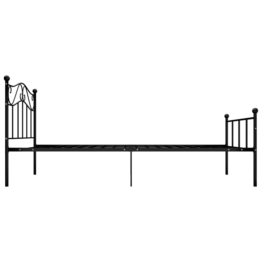 Giroletto Nero in Metallo 90x200 cm cod mxl 62541