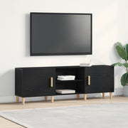 Supporto TV - Rovere Nero, 150x30x50 cm, Realizzato in Legno Ingegnerizzato