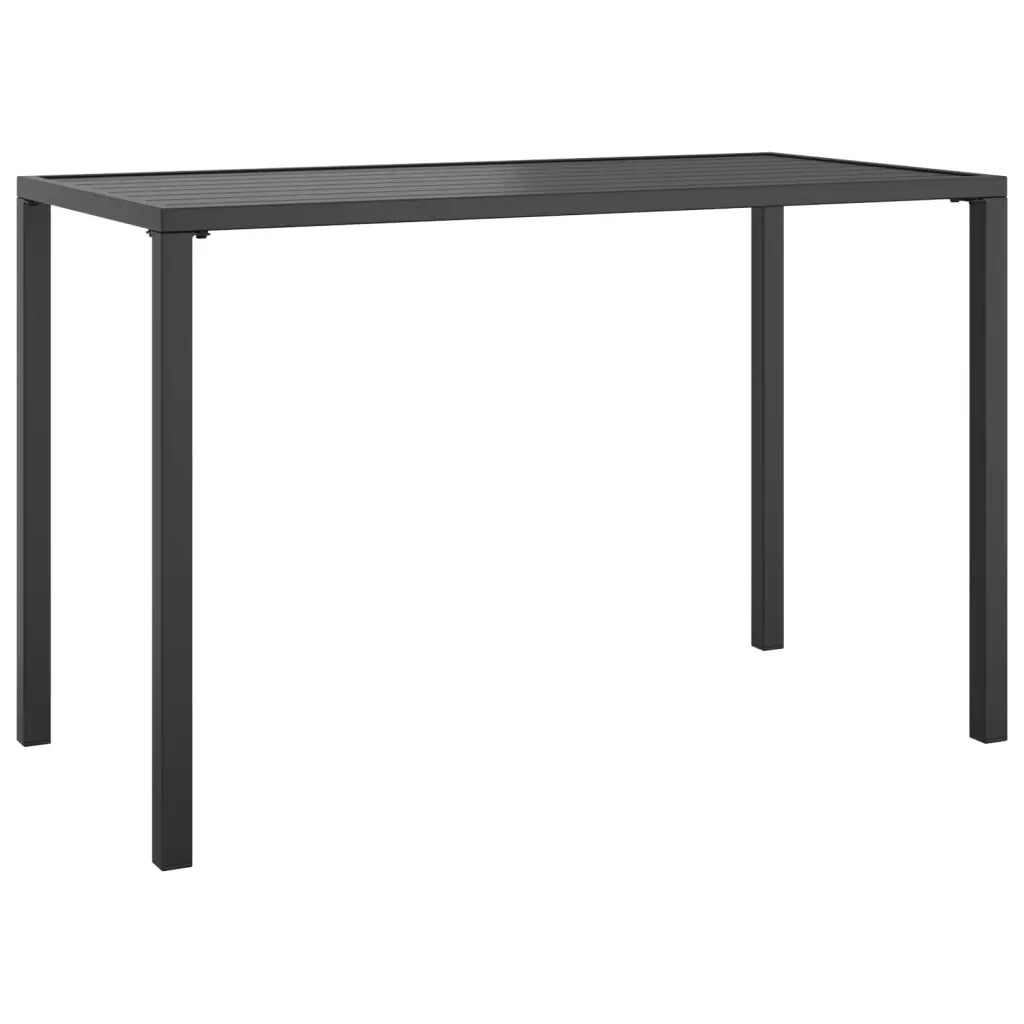Tavolo da Pranzo da Giardino-Tavolo da esterno Antracite 110x54x70 cm Acciaio