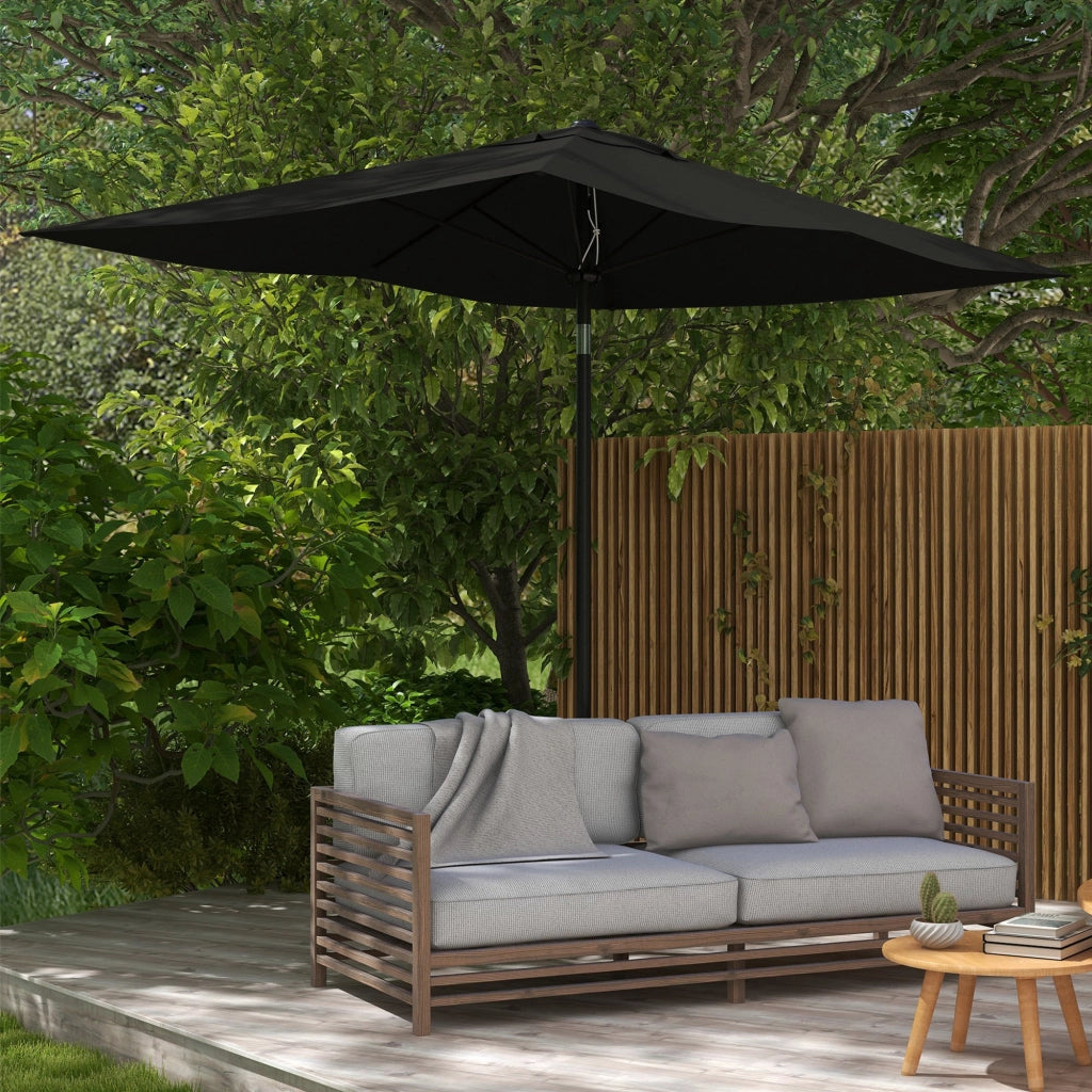 Tendalino rettangolare 2x3m inclinabile ¨C zephmum ¨C nero