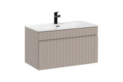 Set mobili bagno 80 cm con lavabo per mobile SKY Iconic Cashmere 80 cm