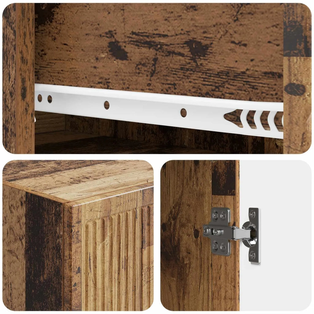 Set di armadi 2 pcs Legno antico 33 x 34,5 x 90 cm 3416392