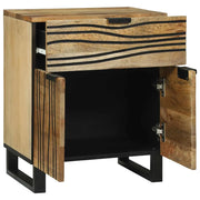 Comodino | Armadio da Notte | Mobiletto da notte Naturale 50 x 33 x 60 cm Legno ingegnerizzato