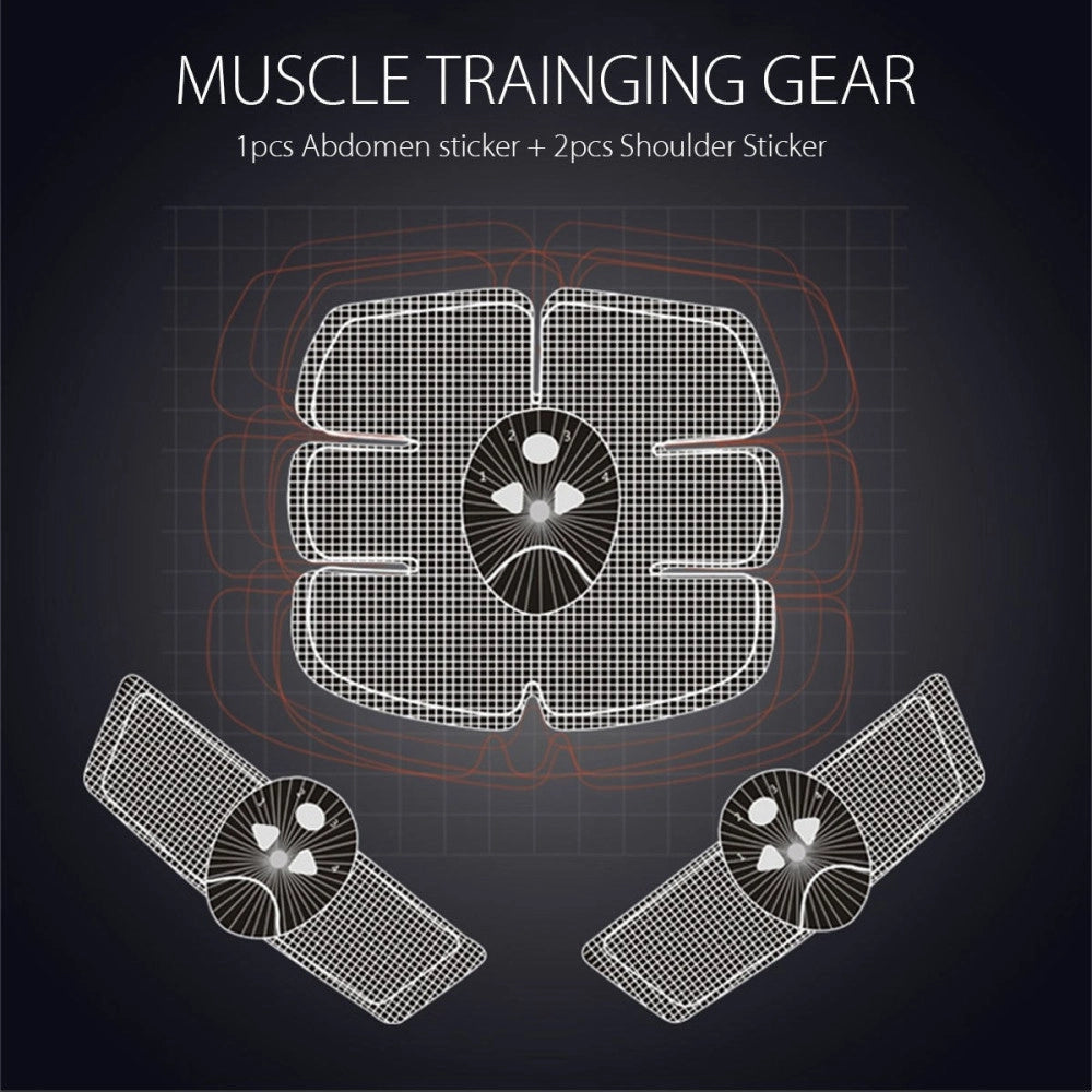 Trade Shop - Elettrostimolatore Ems Trainer Stimola Addominali Braccia Gambe Glutei Palestra -