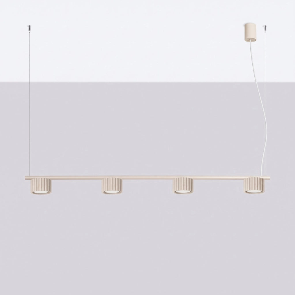 Lampadario AURA 4 beige Gx53