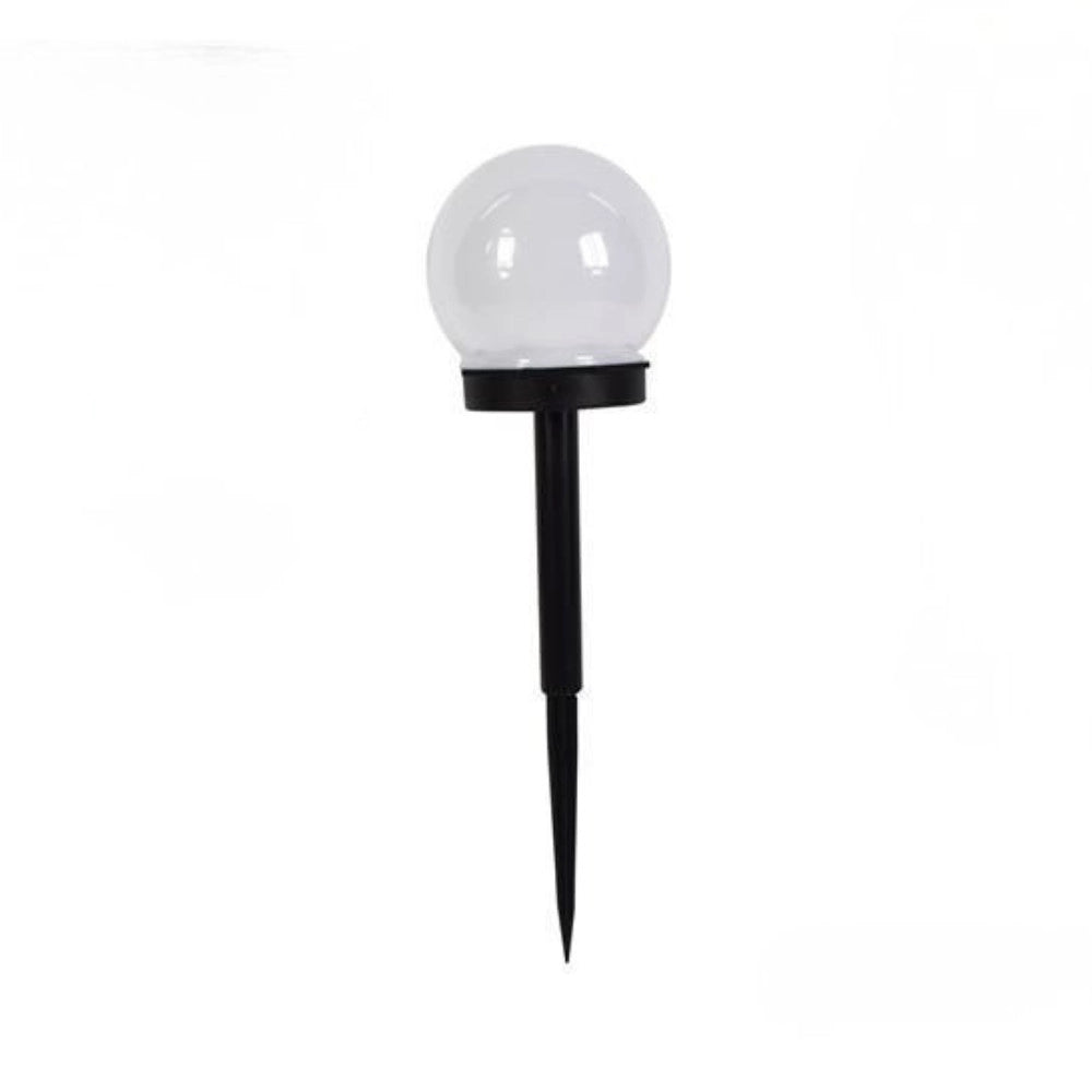 Trade Shop - Lampada Solare Giardino Sfera Led Picchetto Luce Esterna Automatica Decorativa -