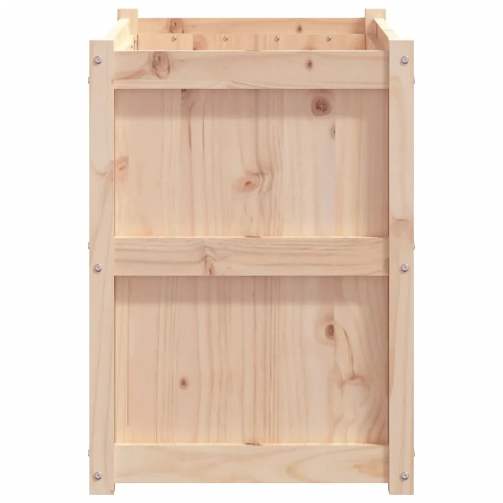 Fioriera rialzata per piante e fiori terrazza giardino 90 x 50 x 70 cm legno di pino massiccio marrone 02_0038004