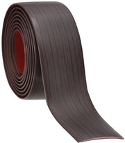 Striscia di transizione per pavimenti - Parete divisoria piana - Collegamento pavimenti - Vinile autofissante - 40 mm x 2 metri - Nero Walnuto