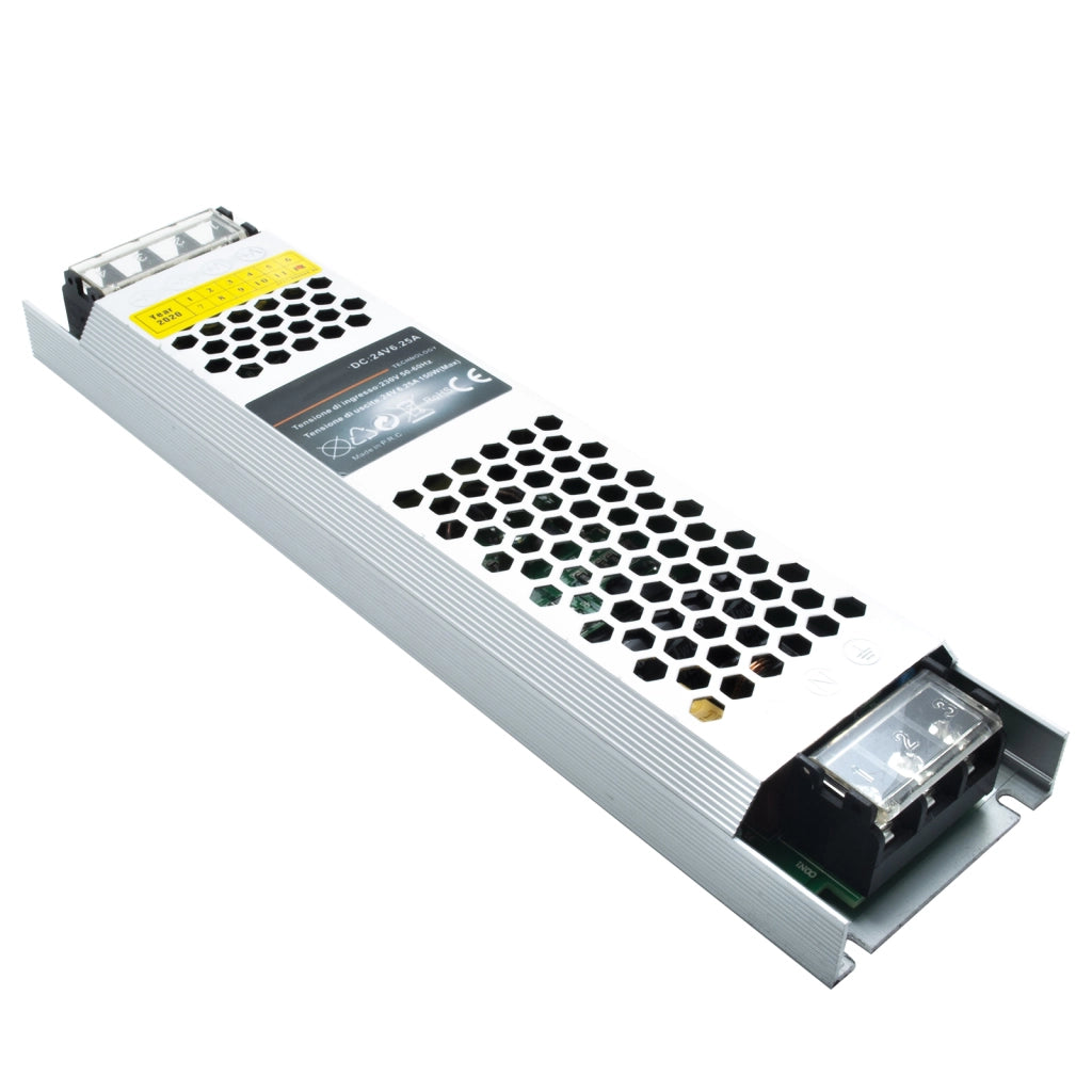 KIT SMART striscia 4200 LED 125W luce interni 24V RGB multicolore CCT da 3000K a 6000K centralina WiF Alexa