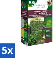 Materiale per il giardinaggio - Fertilizzante per Taxus e Conifere - Crescita rapida e foglie azzurre - 4 kg (40 m²) - Confezione in bulk - 5 pezzi