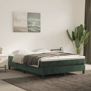 Materasso a Molle-Materasso per letto Verde Scuro 120x210x20 cm in Velluto