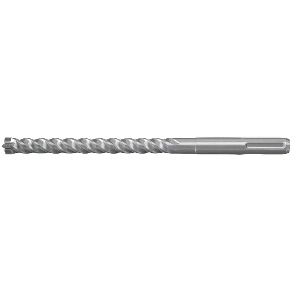 Fischer 549953 Quattric II Punta SDS Plus per Calcestruzzo Diametro 16 mm Lunghezza di Lavoro 260 mm Lunghezza Totale 310 mm colore Nero