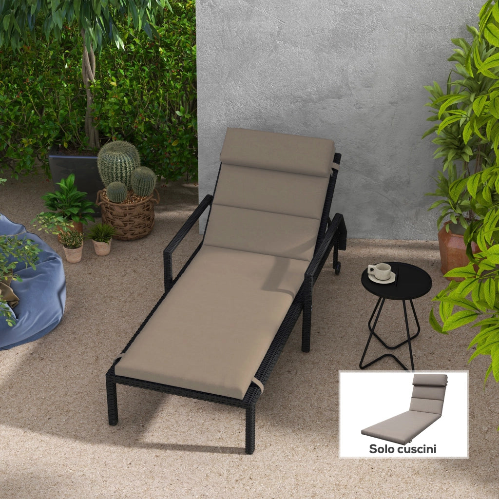 Cuscino per Lettino ¨C Zephmum ¨C Grigio Scuro in Tessuto