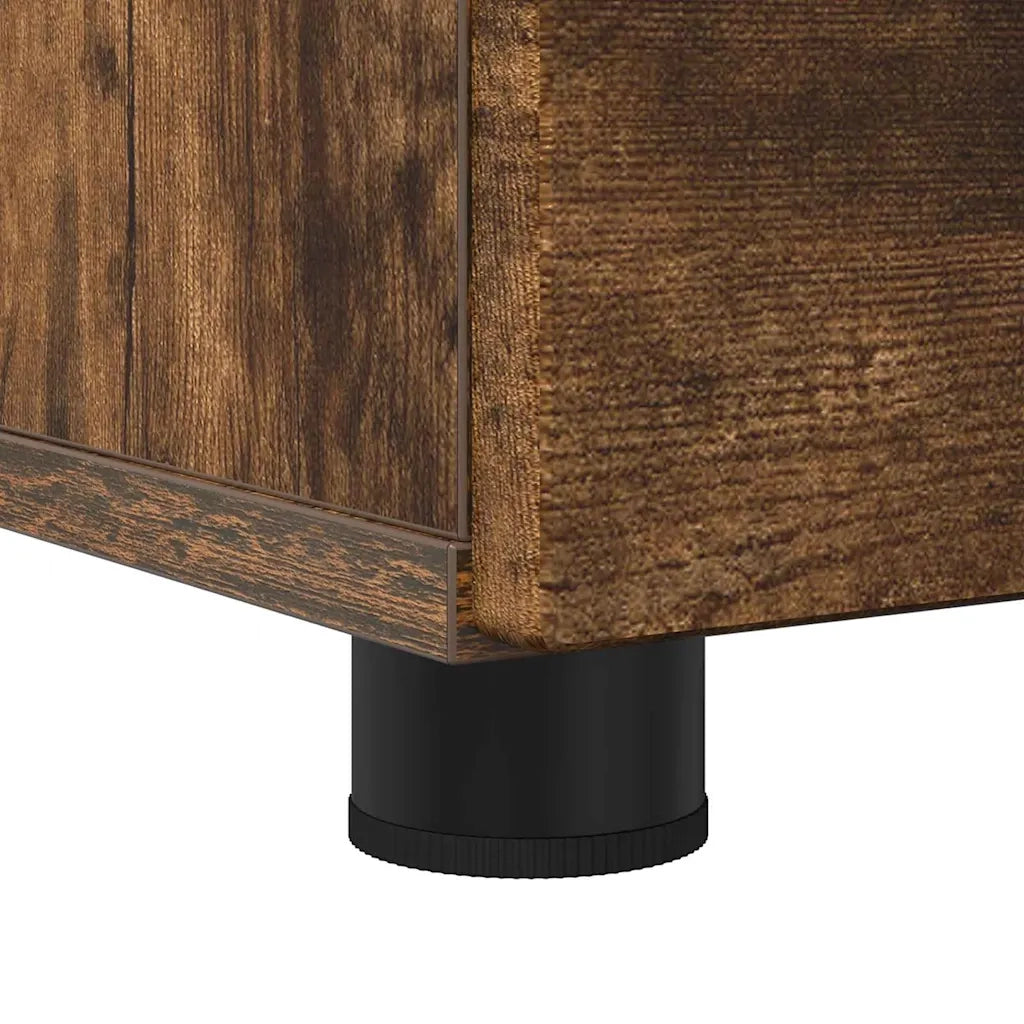 Mobile da Bagno con cassetto Rovere fumé 76,5 x 35 x 64 cm 883299