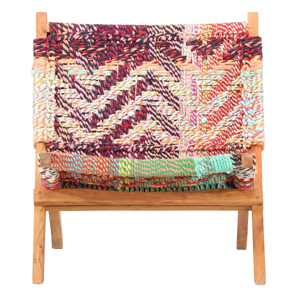Sedia Chindi Pieghevole Multicolore in Tessuto cod mxl 8712