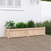 Fioriera da Giardino 150x31x31 cm in Legno Massello di Pinocod mxl 85006