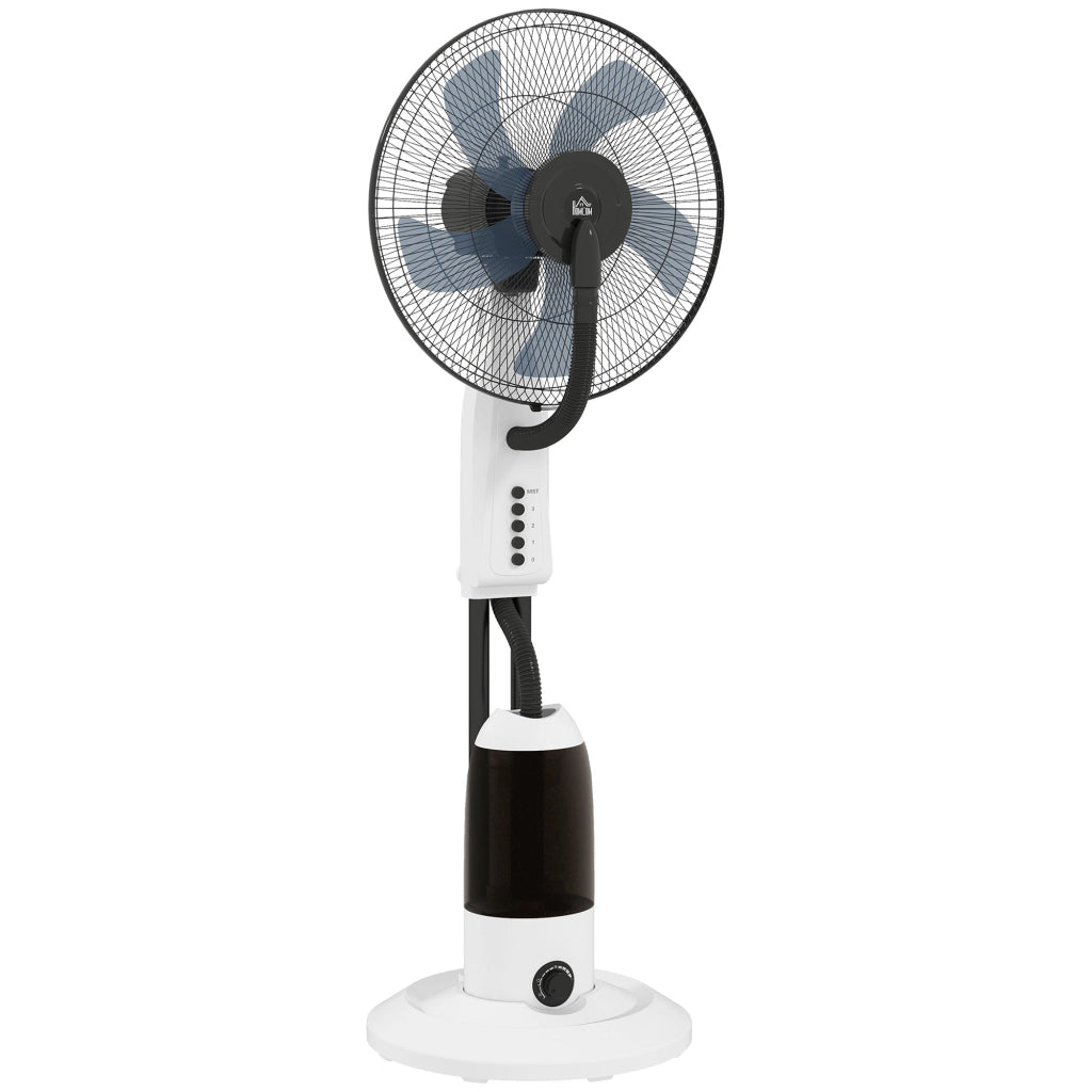 Ventilatore Nebulizzatore Oscillante 90 W ¨C Zephmum ¨C 44,5x120 cm Bianco